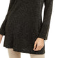 Alfani Women's Glitter-Knit Tunic Sweater Black/ Gold Lrx Size Extra Large