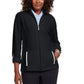Karen Scott Women's Plus Size French Terry Jacket Black Size XX-Large