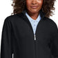 Karen Scott Women's Plus Size French Terry Jacket Black Size XX-Large