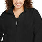 Karen Scott Women's Plus Size French Terry Jacket Black Size 2 X-Large