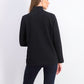 Karen Scott Women's Sport Mock-Neck Vented-Hem Top Black Size Medium