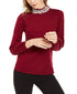 alfani-womens-pearl-neck-blouson-sweater-wine-size-large-4