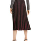 Alfani Women's Pleated Sweater Skirt Black Size Small