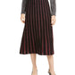 Alfani Women's Pleated Sweater Skirt Black Size X-Large