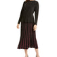 Alfani Women's Pleated Sweater Skirt Black Size X-Large