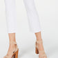 INC International Concepts Women's Cropped Skinny Pants White Size 14
