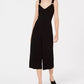Bar III Women's Cropped O-Ring Jumpsuit Black Size 2