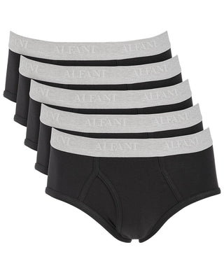 Alfani Men's 5-Pk. Stretch Briefs Black Size Small