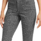 Style & Co Women's Curvy-Fit Skinny Printed Jeans Med Gray Size 10
