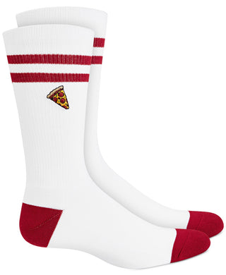 Bar III Men's Pizza Socks White Size Regular
