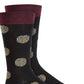 Bar III Men's Printed Socks Black Size Regular