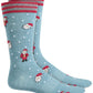 Bar III Men's Santa Socks Blue Size Regular