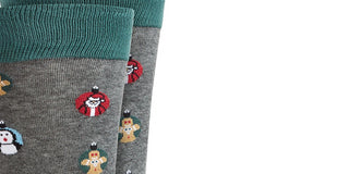 Bar III Men's Ornament Socks Gray Size Regular