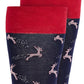 Bar III Men's Reindeer Socks Blue Size Regular
