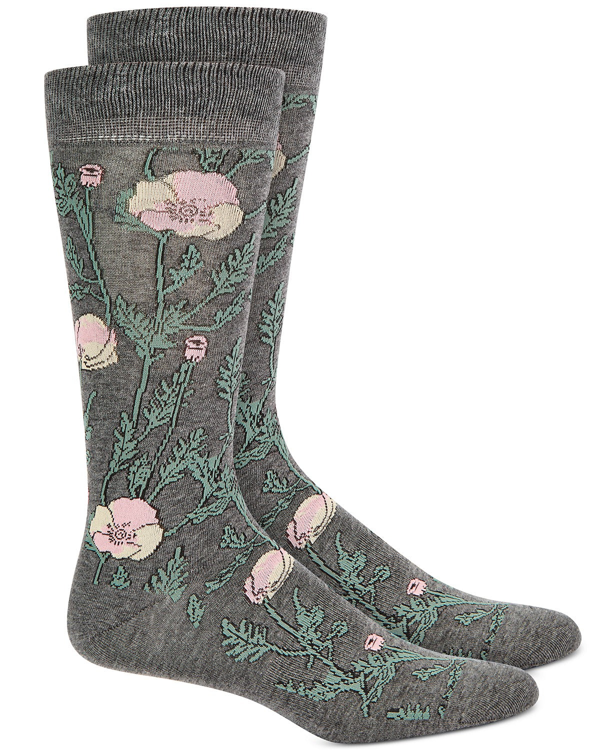 Bar III Men's Poppy Socks Gray Size Regular