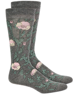 Bar III Men's Poppy Socks Gray Size Regular