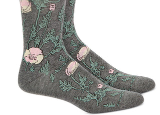 Bar III Men's Poppy Socks Gray Size Regular