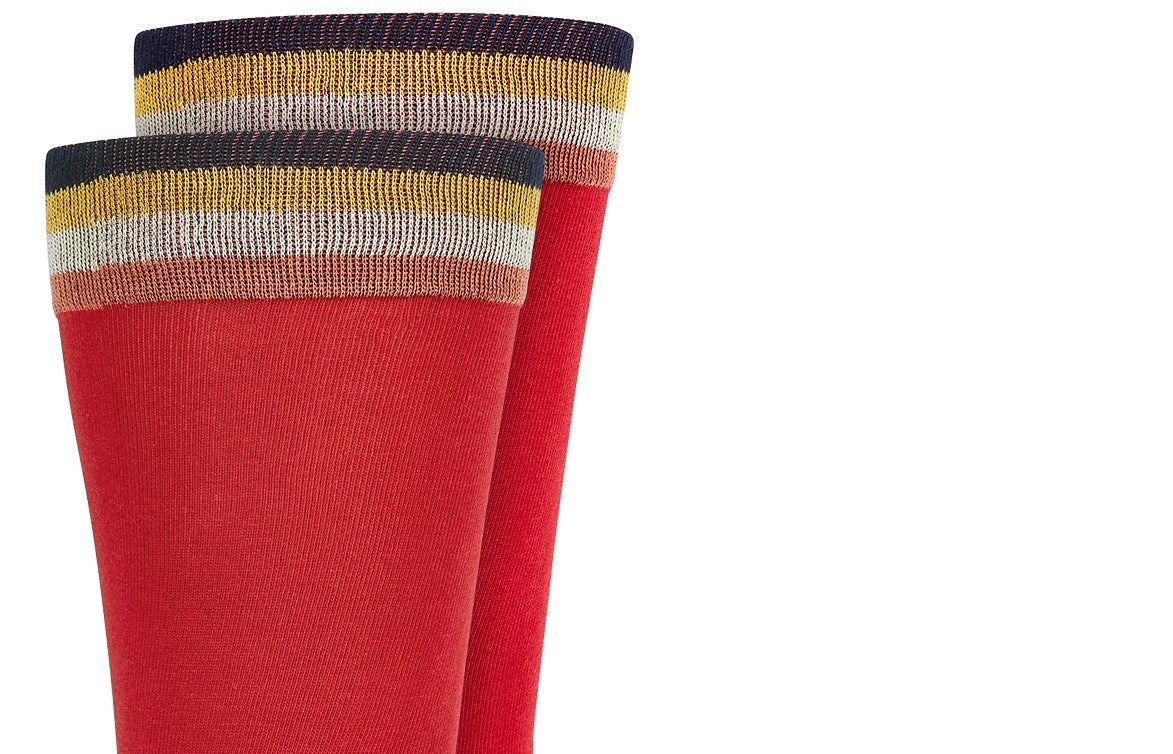 Bar III Men's Embroidered Fox Socks Red Size Regular