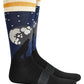 Bar III Men's Howling Wolf Socks Blue Size Regular