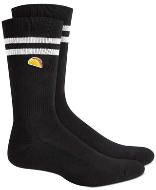 Bar III Men's Taco Socks Black Size Regular