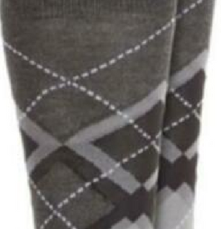 Alfani Men's Argyle Socks Gray Size Osfa Reg