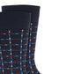 Alfani Men's Pixel Windowpane Socks Blue Size Regular