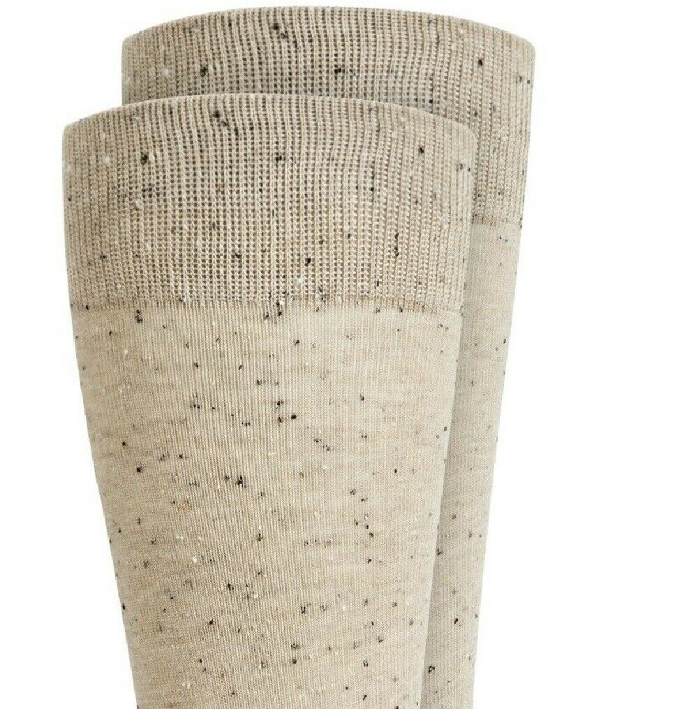 Alfani Men's Speckled Socks Beige Size Regular