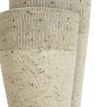 Alfani Men's Speckled Socks Beige Size Regular