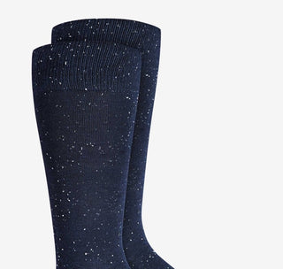 Alfani Men's Speckled Socks  Med Blue Size 10-13