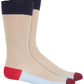 Alfani Men's Colorblocked Stripe Socks Lt Beige Size Regular