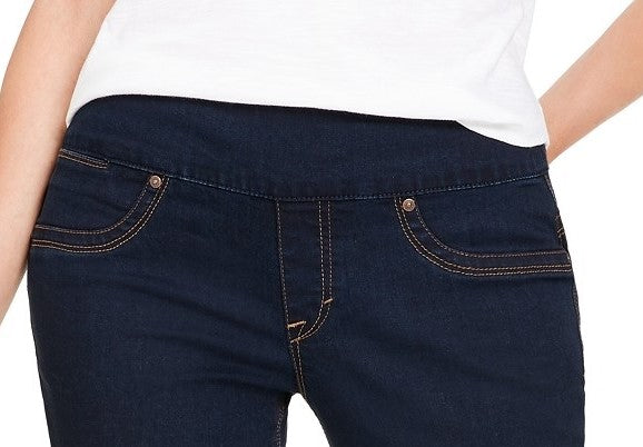 Style & Co Women's Ella Pull-On Bootcut Jeans Blue Size Extra Large