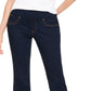 Style & Co Women's Ella Pull-On Bootcut Jeans Dark Blue Size Small