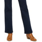 Style & Co Women's Ella Pull-On Bootcut Jeans Dark Blue Size Small