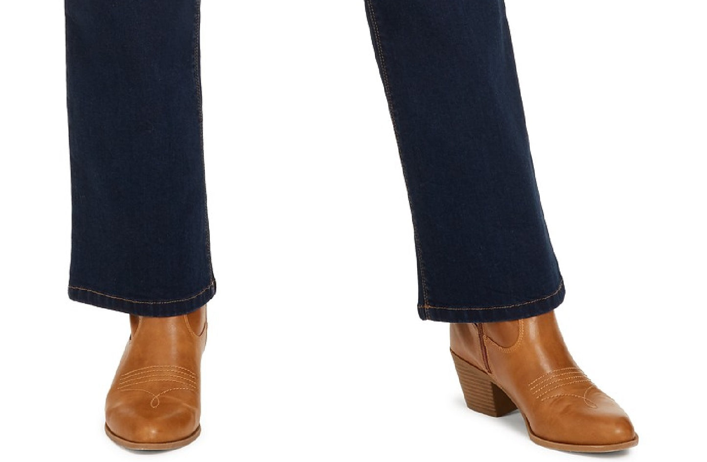 Style & Co Women's Ella Pull-On Bootcut Jeans Navy Size Medium