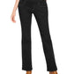 Style & Co Women's Ella Pull-On Bootcut Jeans Black Size Extra Large