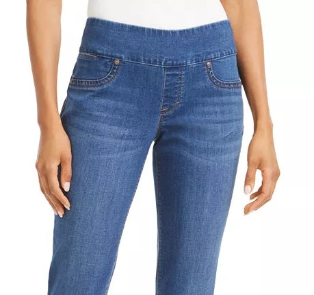 Style & Co Women's Pull On Boyfriend Jeans Blue Size Large