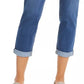 Style & Co Women's Pull On Boyfriend Jeans Blue Size Large