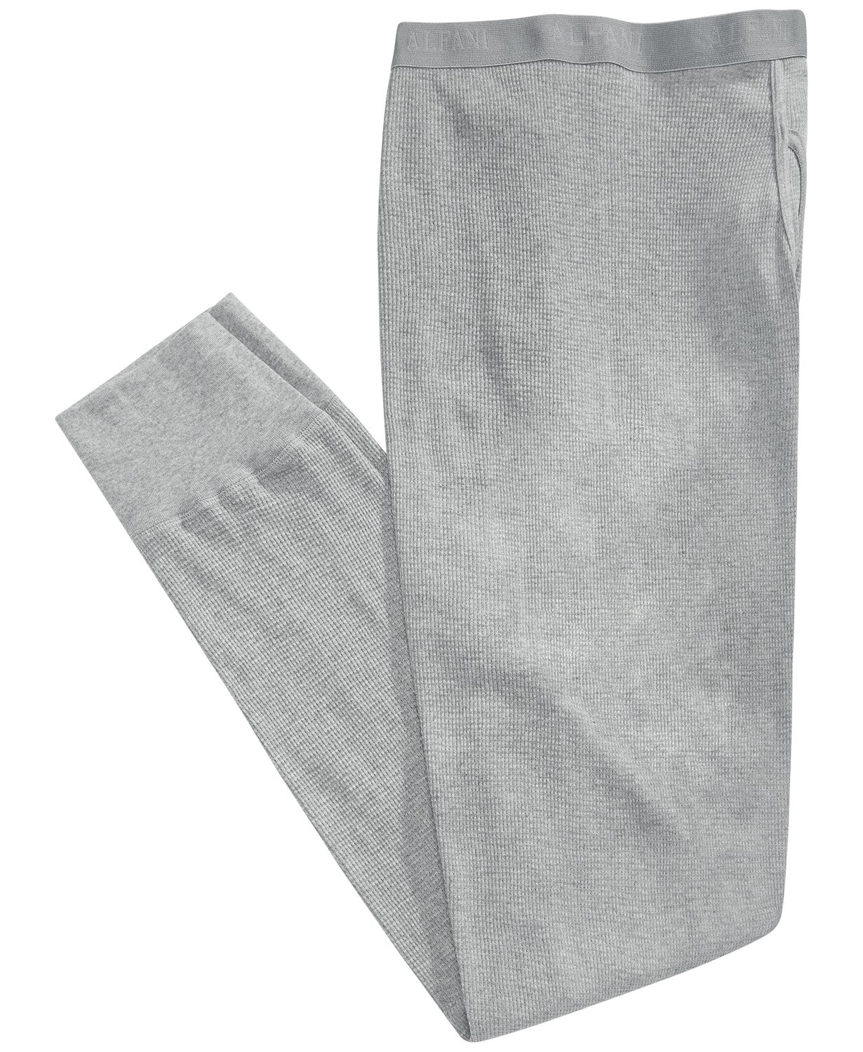 Alfani Men's Thermal Pants Gray Size Small