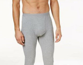 Alfani Men's Thermal Pants Gray Size Extra Large
