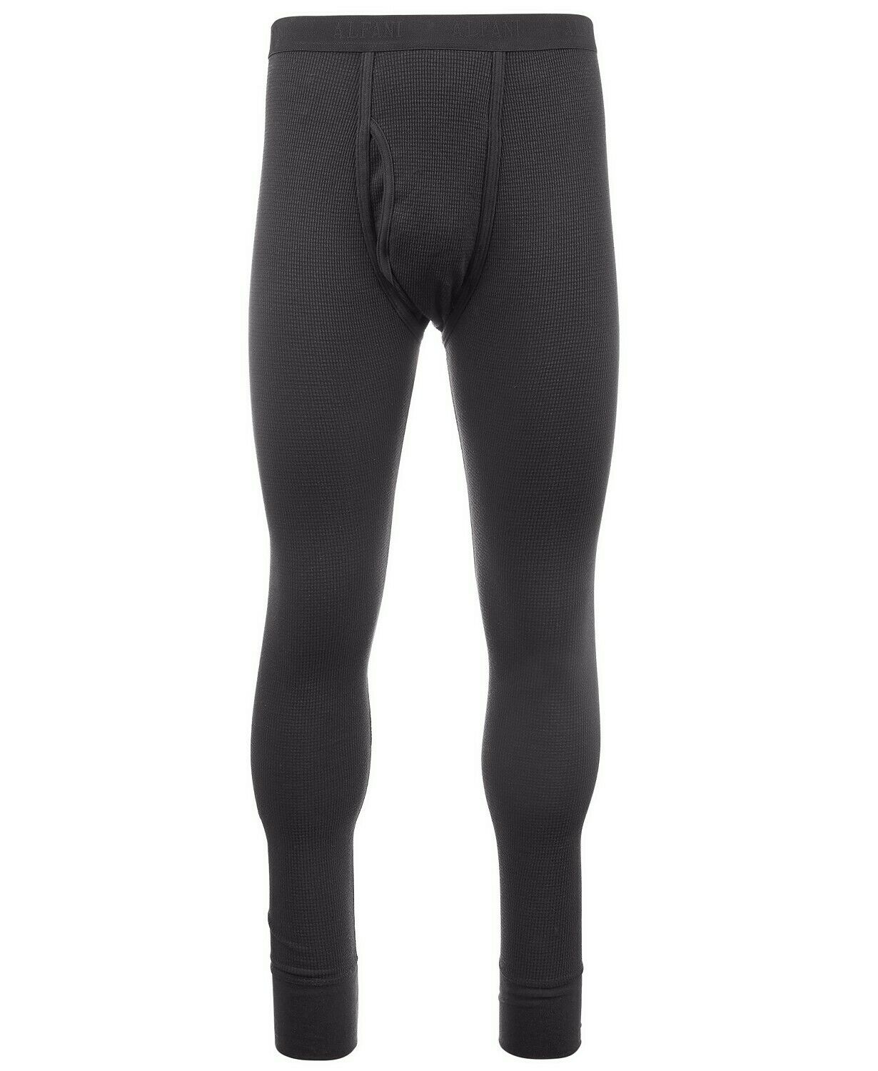 Alfani Men's Thermal Pants Charcoal Size Large
