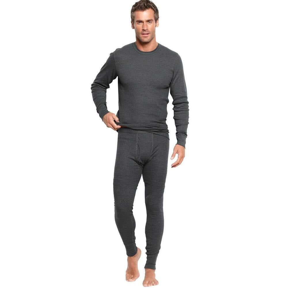 Alfani Men's Thermal Pants Charcoal Size Large