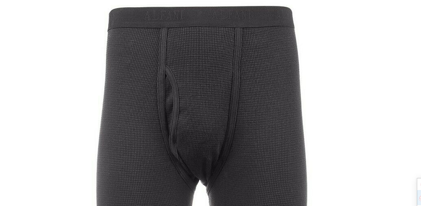 Alfani Men's Thermal Pants Charcoal Size Large