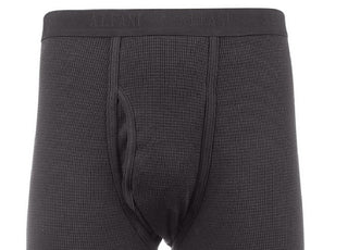 Alfani Men's Thermal Pants Charcoal Size Extra Large