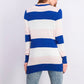 Maison Jules Women's Striped Sweater  Blue Size 2 Extra Large