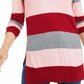 Maison Women's Jules Striped Sweater Red Size 2 Extra Large