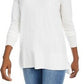 Maison Jules Women's V-Neck Sweater White Size 2 Extra Large