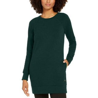 Ideology Women's Long Sleeve Tunic Green Size Large
