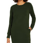 Ideology Women's Long Sleeve Tunic Green Size Medium