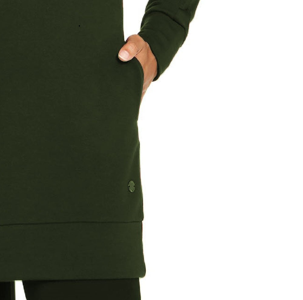 Ideology Women's Long Sleeve Tunic Green Size Medium