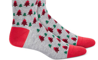 Alfani Men's Tree Socks Gray Size Regular